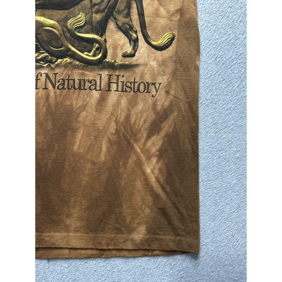 Vintage American Museum of Natural History Shirt Mens Large Lion Graphic 90s Tee - Picture 7 of 11